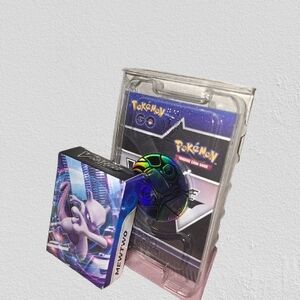 Pokemon GO Mewtwo Card Set - Purple and Silver